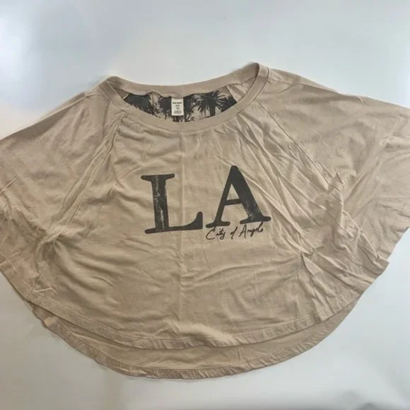 Old Navy | Los Angeles Palm Tree Medium Top Oversized Kimono Style - Picture 2 of 8